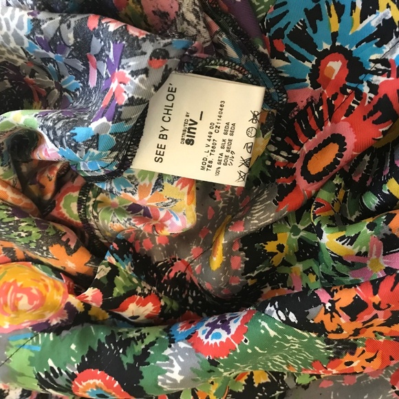 See by Chloe SILK dress Size 6 In excellent condition - Picture 3 of 8